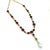 Bochic “Capri” Vintage Ruby, Emerald & Sapphire Necklace Set in 18K & Silver For Sale - Image 9 of 9