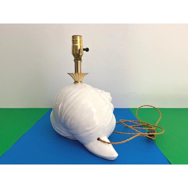 Mid Century Italian Snail Lamp For Sale - Image 16 of 18