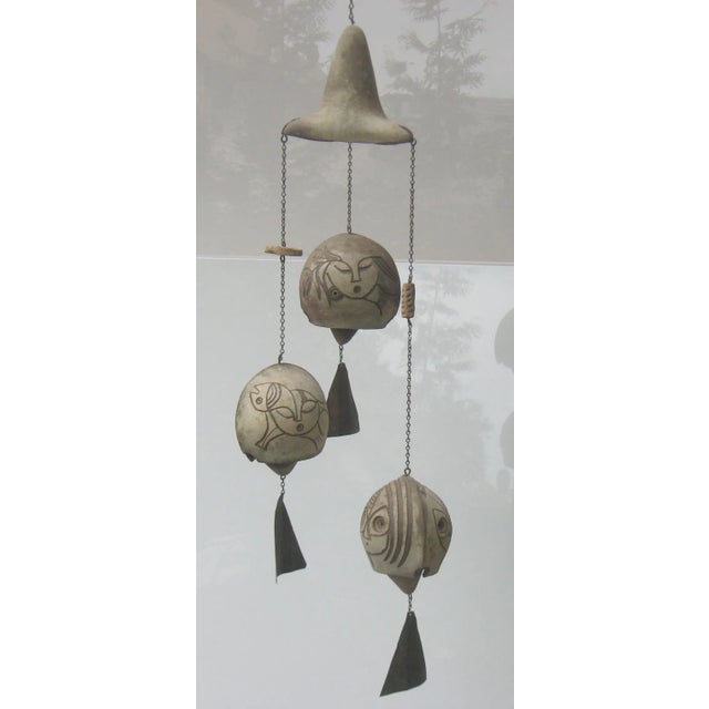 Mid-Century Modern Ceramic Wind Chimes by Paolo Soleri, Consanti For Sale - Image 3 of 13