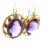 Late 19th Century Victorian 18k Gold 20 Carat Amethyst Drop Earrings, Pair For Sale - Image 14 of 15