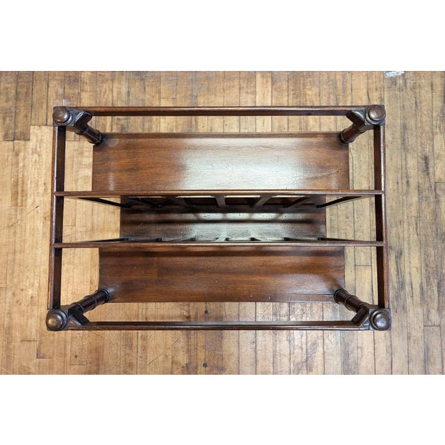 Late 19th Century 19th Century English Canterbury Book Caddy For Sale - Image 5 of 8