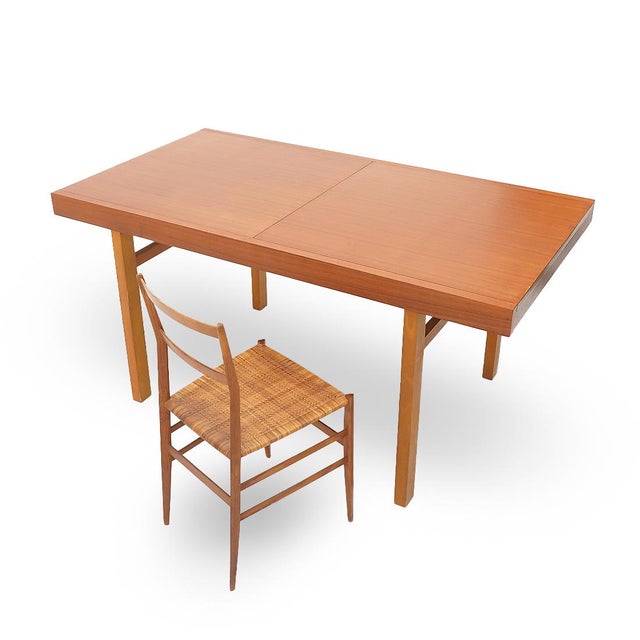 Rectangular Dining Table with Extendable Top, 1960s For Sale - Image 13 of 14