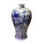 Chinese Red Blue White Porcelain Handpainted Foo Dog Small Vase For Sale - Image 4 of 8