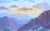 Vintage Sunset Landscape Painting, Oil on Canvas, Signed by Leyette Edens For Sale - Image 4 of 8