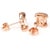 These earrings are stunning, featuring a gorgeous pinkish-orange morganite stone. The soft color of the stone is perfectly...