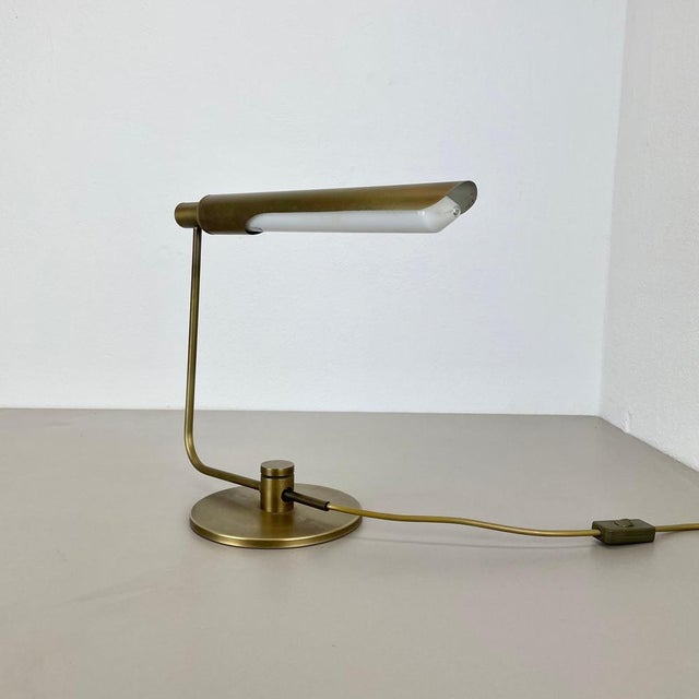 Brass Table Light attributed to Rosemarie & Rico Baltensweiler, Switzerland, 1970s For Sale - Image 3 of 18