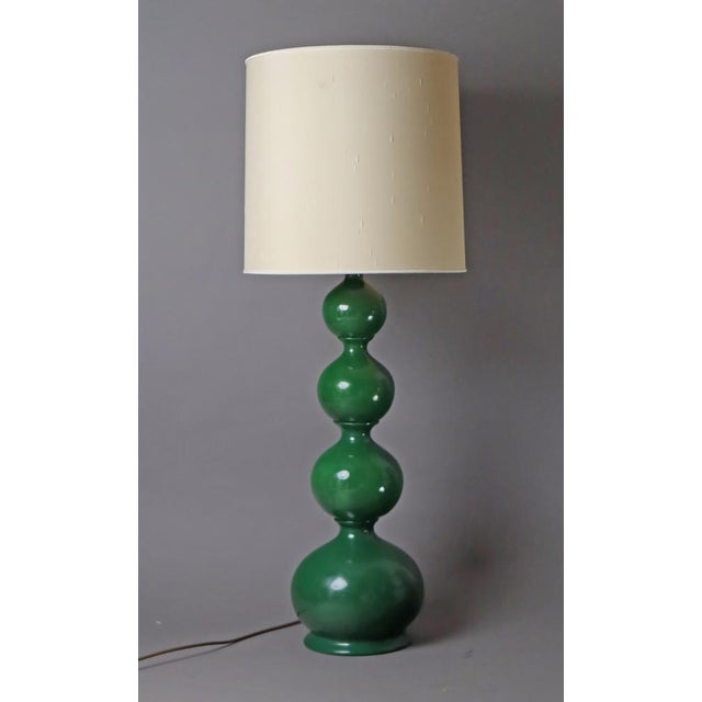 Green Bubble Ceramic Lamp from Kaiser Leuchten, 1960s For Sale - Image 17 of 18