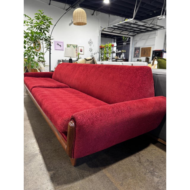 Mid-Century Modern 1960s Attributed to Adrian Pearsall Gondola Sofa For Sale - Image 3 of 6