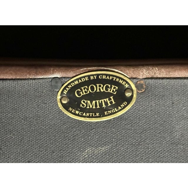 Brown Leather Chesterfield Armchair from George Smith For Sale - Image 3 of 18