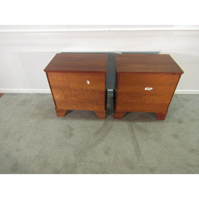Lexington Bob Timberlake Solid Cherry Pair of Nightstands For Sale - Image 9 of 10