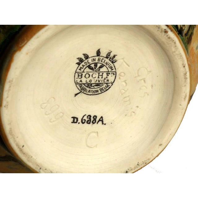 Art Deco Pottery Vase by Charles Catteau for Boch Frères, 1921 For Sale - Image 6 of 7