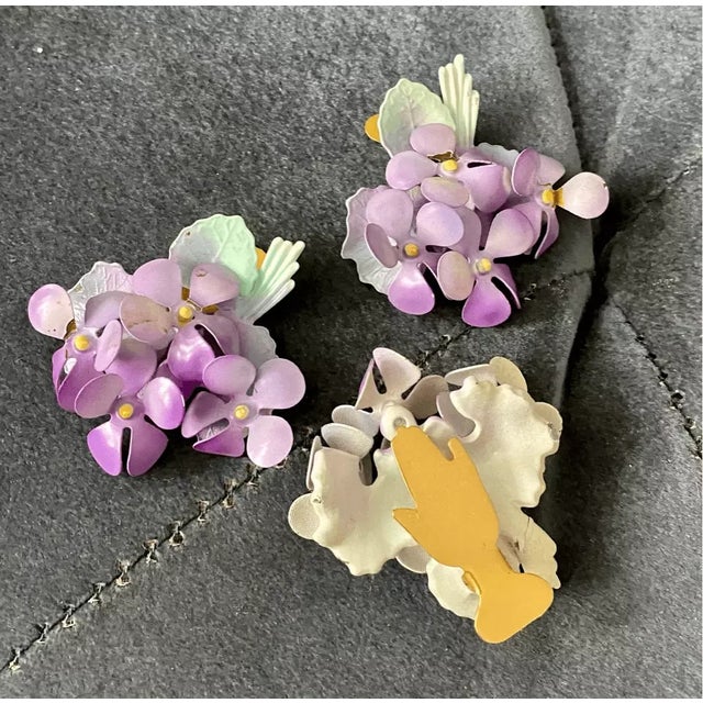 Pastel Pink, Blue and Mint Shabby Chic Florence Style Wrought Chandelier, 1960s For Sale - Image 10 of 12