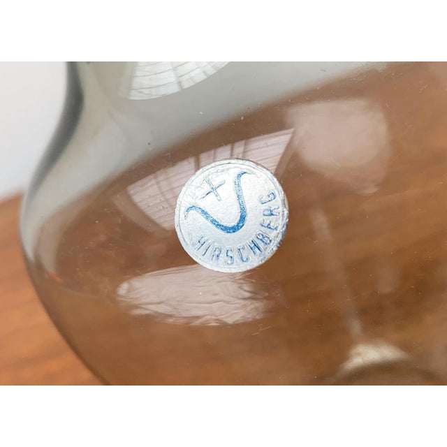 Mid-Century German Fischmaul Glass Vase from Hirschberg, 1960s For Sale - Image 12 of 14