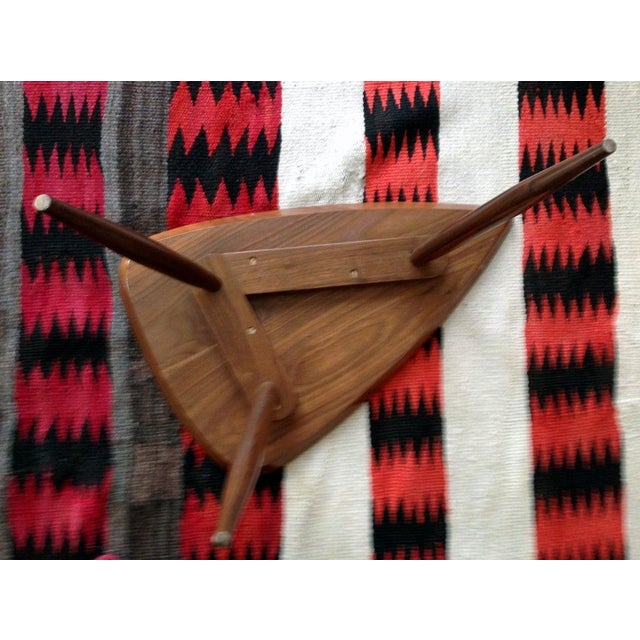 1960s Two Walnut Table Studio Made By Phillip Llyod Powell For Sale In Atlanta - Image 6 of 7