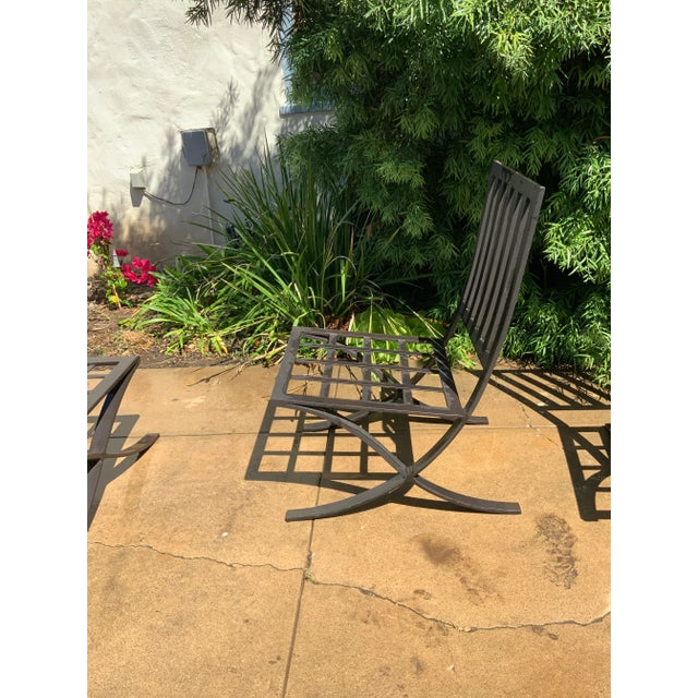 Modern Modern Barcelona Style Patio Chair For Sale - Image 3 of 5