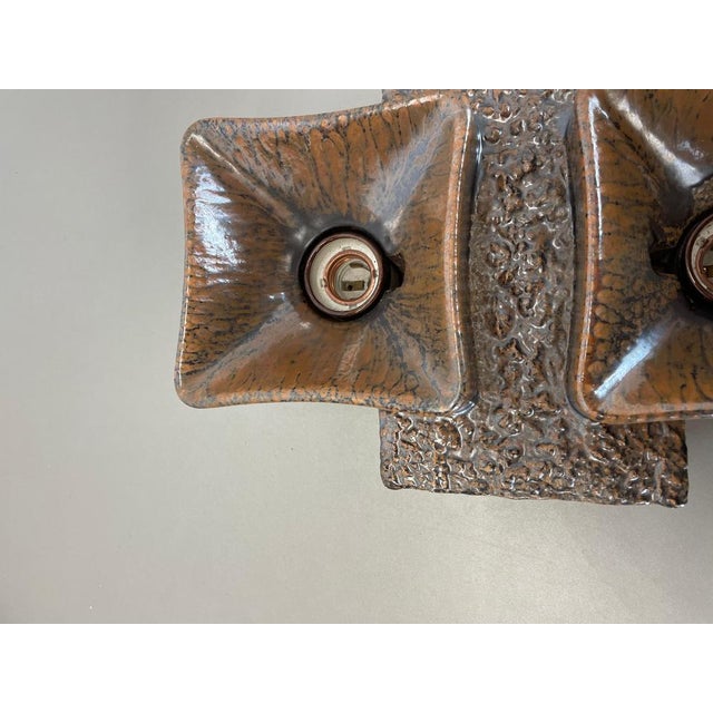 Vintage German Pop Art Fat Lava Wall Light from Traudl Brunnquell, 1960s For Sale - Image 10 of 18