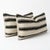 Mid-Century Modern Modern Kilim Lumbar Pillow Cover 10'' X 20'' - Set of Two For Sale - Image 3 of 4