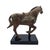 Late 20th Century Chinese Tang-Style Patinated Metal Horse Sculpture on Black Plinth For Sale - Image 15 of 17