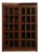 Mission Oak Corner Bookcase / Cabinet - Walnut For Sale