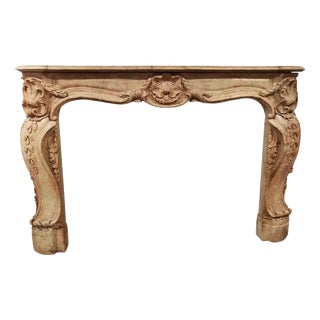 Nembro Rosa Marble Fireplace, Venice, 19th Century For Sale