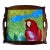 Stained Glass Mosaic Parrot Tray For Sale