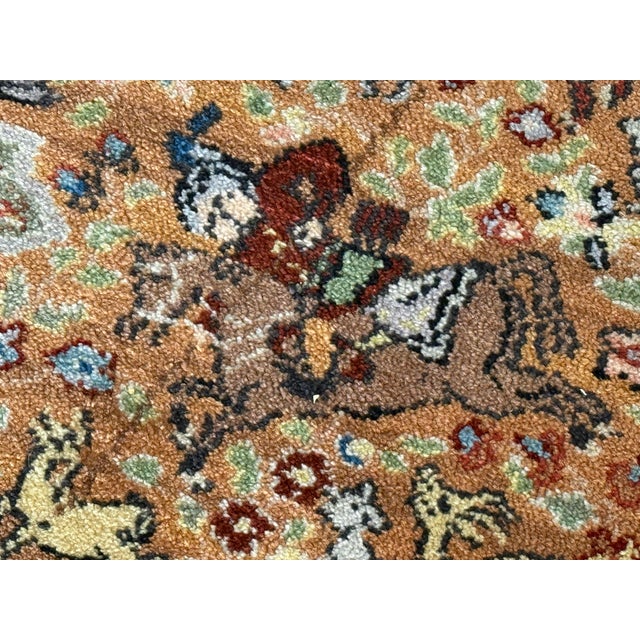 8ft 8 in X 12ft Karastan Persian Hunting Wool Area Rug For Sale In San Francisco - Image 6 of 12