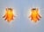 Vintage Murano Six-Tier Felci Wall Sconces in Amber Glasses, 1990s, Set of 2 For Sale - Image 11 of 18