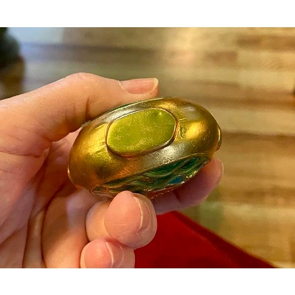 Metal Antique Chinese Enamel Metal Snuff Bottles- Set of 2 For Sale - Image 7 of 12