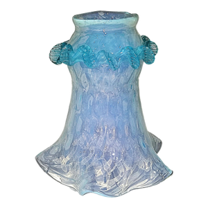 1900 Blown Glass Lamp Shade