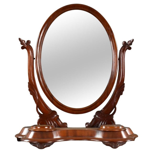 Victorian Mahogany Toilet Mirror, 1860 For Sale - Image 6 of 6
