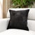 Pasargad Home Safari Checkered Black Cowhide Pillow For Sale - Image 4 of 4