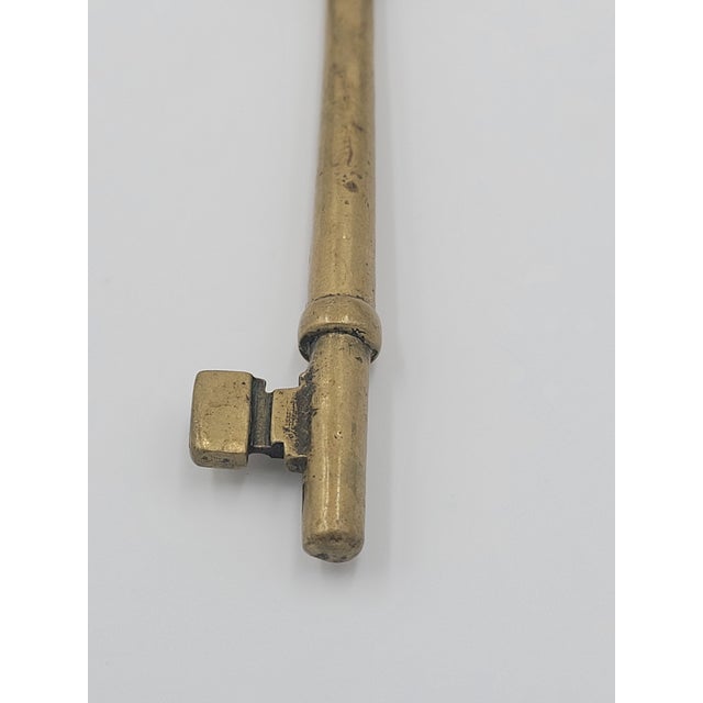 Antique Rolland for Keys New Orleans Brass Barrel Key – Early 20th Century For Sale In Mobile - Image 6 of 12