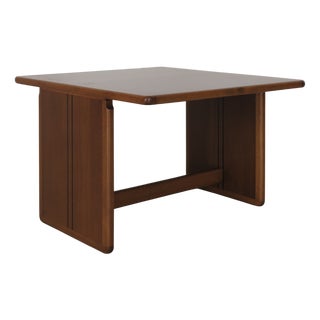 Wooden Coffee Table by Afra & Tobia Scarpa for Maxalto, 1970s For Sale