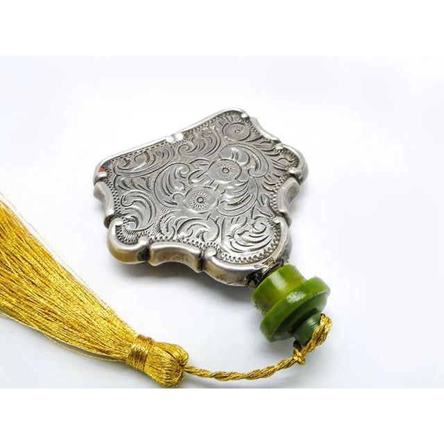 1920s Czech Art Nouveau Silver Perfume Bottle, 1920s For Sale - Image 5 of 12