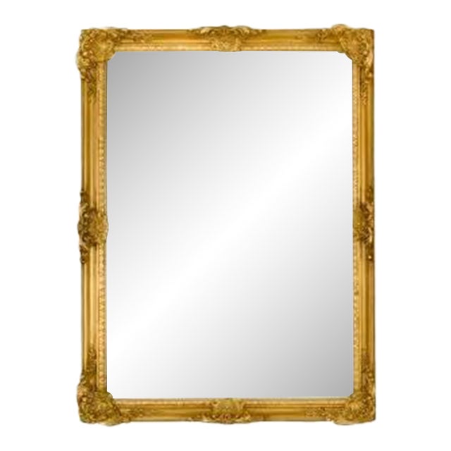 Friedman Brothers Richmond Hill MIrror in Classic Gold - 30"x42" For Sale