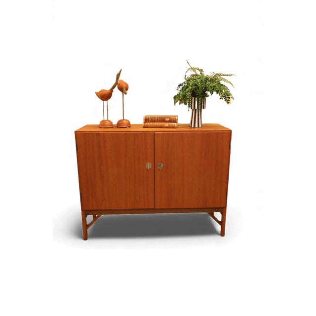Vintage China Cabinet in Teak by Børge Mogensen for C.M. Madsen, 1950s For Sale - Image 15 of 18