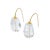 Crystal Rock 14k Gold Hook Earrings - 2 Pieces For Sale - Image 4 of 5