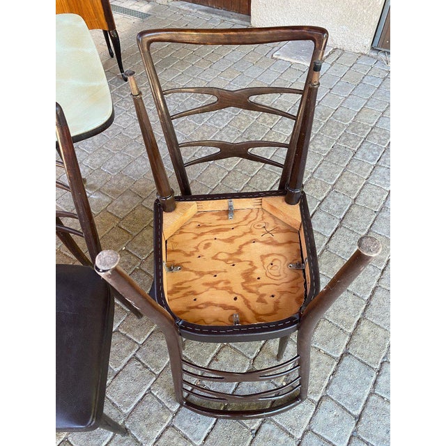 Vintage Italian Dining Room Set, 1960s, Set of 8 For Sale - Image 11 of 13