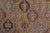 Pink 1970s Vintage Turkish Oushak Handmade Wool Cotton Colorful Runner Rug For Sale - Image 8 of 11