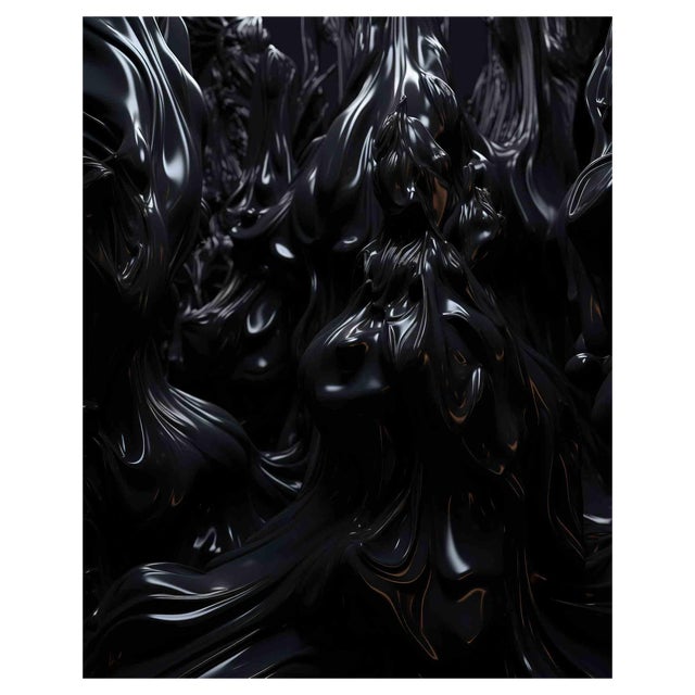 Kevin Abanto, Shimmering Nexus, Digital Print, 2023 For Sale