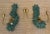 Green Bronze and Brass Sculptural Grape/Lemon Leaf Wall Sconces For Sale - Image 8 of 12