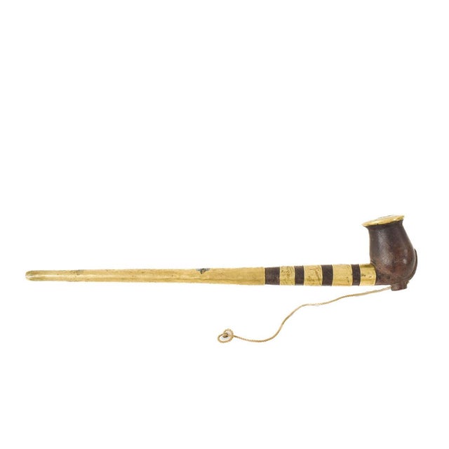 Brass Early 20th Century Dinka Smoking Pipe South Sudan For Sale - Image 8 of 8