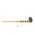 Brass Early 20th Century Dinka Smoking Pipe South Sudan For Sale - Image 8 of 8