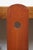 1970s 2 Shaker Early American Style Cherry Peg Rail Hurricane Wall Sconce Lights 34" For Sale - Image 9 of 12