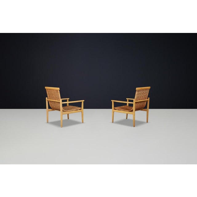 Set of Mid-Century Armchairs attributed to Jan Kalous for Úluv, Czechoslovakia, 1960s For Sale - Image 13 of 18