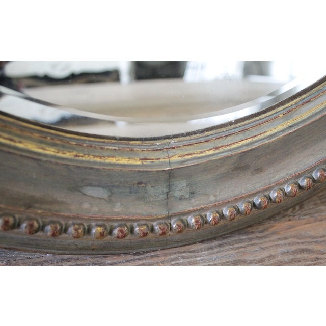 Vintage Mid-Century Giltwood Carved Mirror For Sale - Image 10 of 13