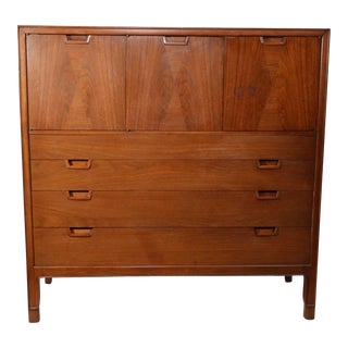 Mid Century Mt. Airy Janus John Stuart High Boy Chest For Sale