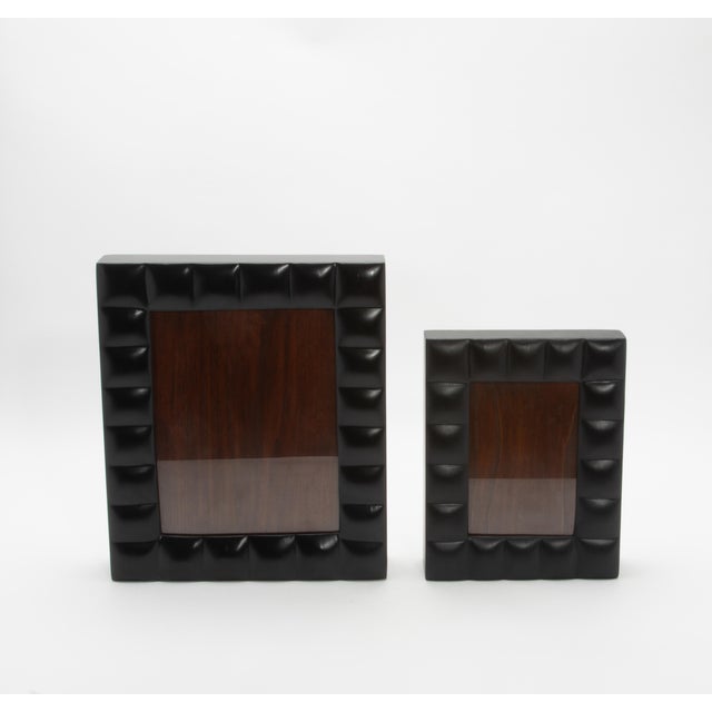 Picture Frame 8x10” in Quilted Black Oak by R&y Augousti For Sale - Image 11 of 11