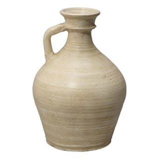 Jamie Young Offering Ceramic Pitcher, Cream For Sale