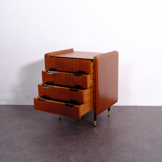 Scandinavian Wooden Chest of Drawers, 1950s For Sale - Image 3 of 18